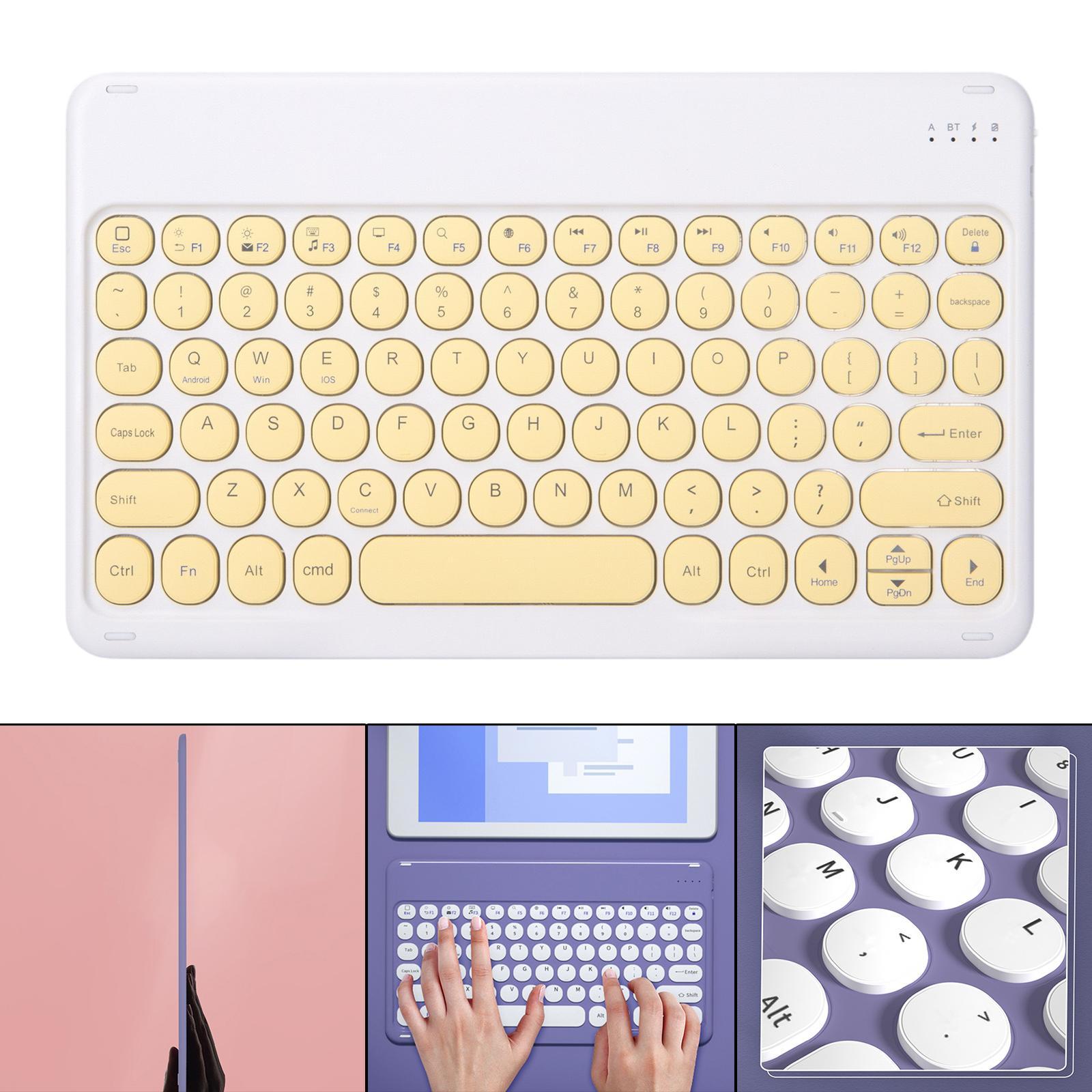 Bluetooth Keyboard Rechargeable Universal Thin for Smartphones