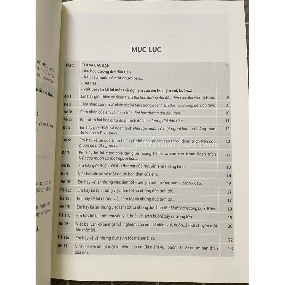 Sách Những bài làm văn mẫu lớp 6 Tập 1 + Tập 2 - Kết nối tri thức với cuộc sống (Biên soạn theo Chương trình GDPT mới)