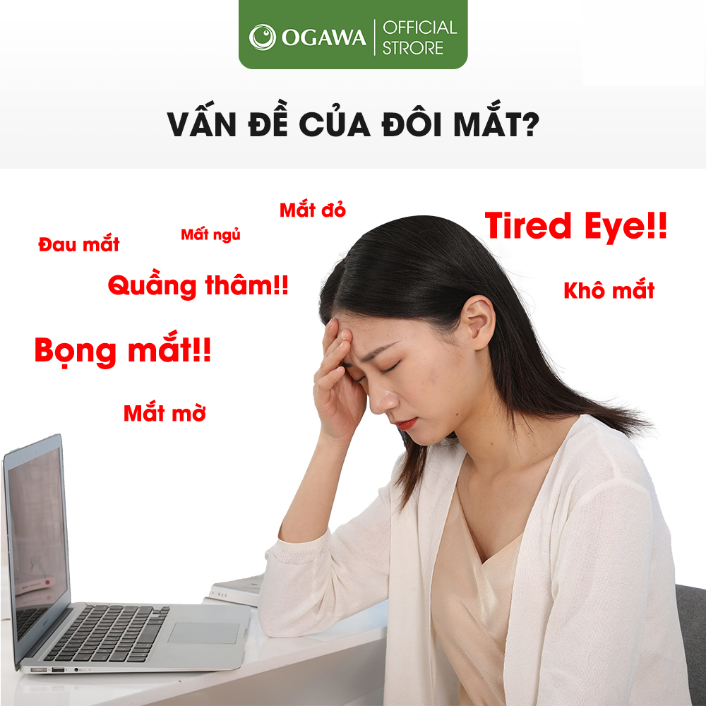 [OGAWA] Máy massage mắt Smart Eye Massager