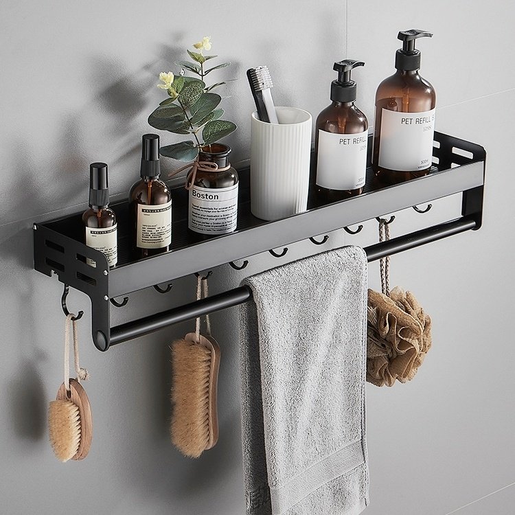 Kệ Nhà Tắm Đa Năng Dán Tường Tiện Dụng, Sơn Tĩnh Điện Cao Cấp
