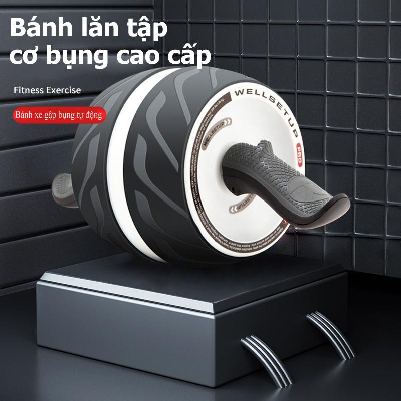 Con lăn tập cơ bụng 4 bánh cao cấp KAMA Ab Roller