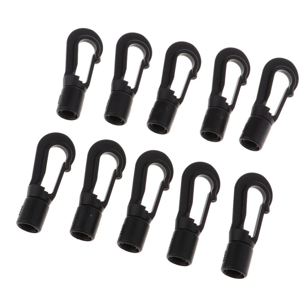 5xPlastic Rope Buckle Outdoor Elastic Rope Hook Snap Clip Hook Replacement