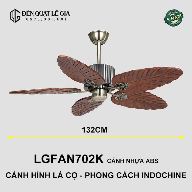 Quạt Trần Trang Trí LGFAN702D5 | Quạt Trần Khách Sạn