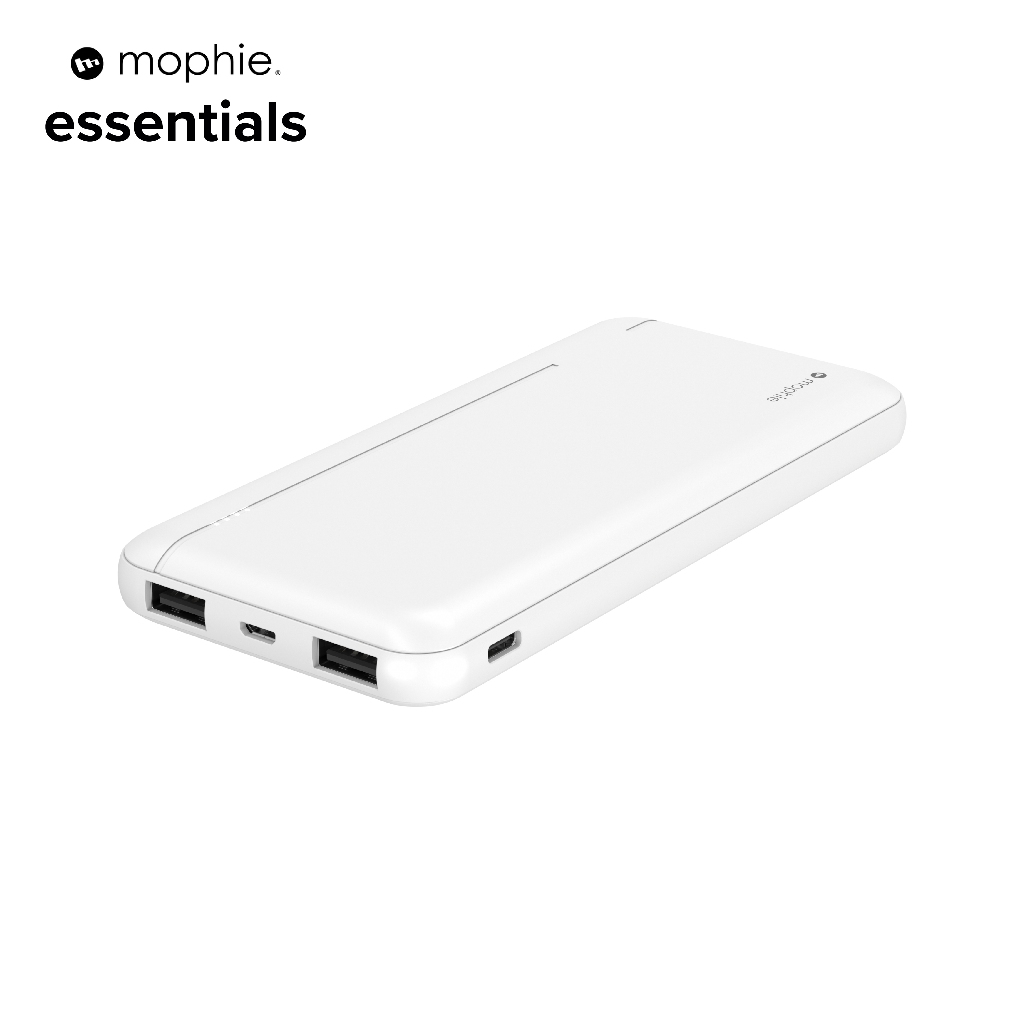 Sạc dự phòng Mophie Essentials 10.000mAh/20.000mAh 3.7V PD20W 2 USB-A 1 USB-C - Hàng chính hãng