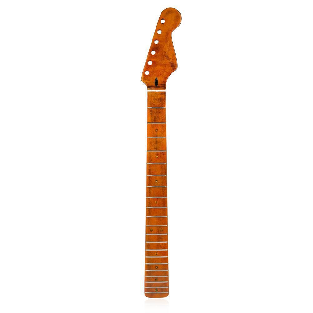 22 Fret Electric Guitar Neck Maple Guitar Neck Fingerboard Compatible for ST Electric Guitar ELEN