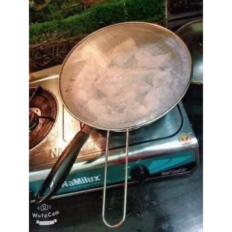 Nắp đậy chảo bằng lưới inox size 29-33cm