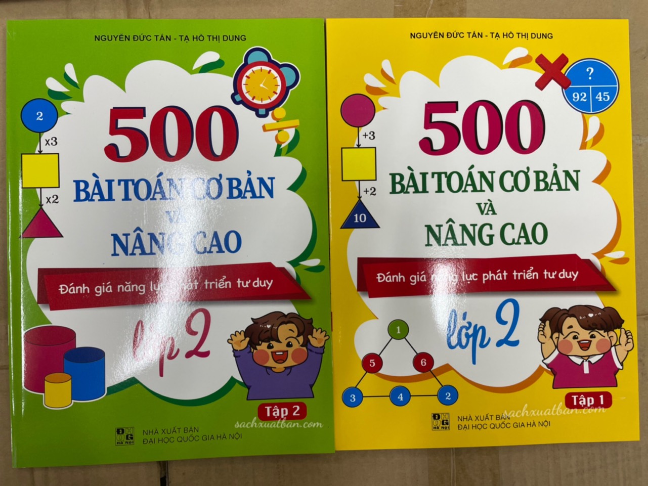 500 bài toán cơ bản và nâng cao đánh giá năng lực phát triển tư duy lớp 2