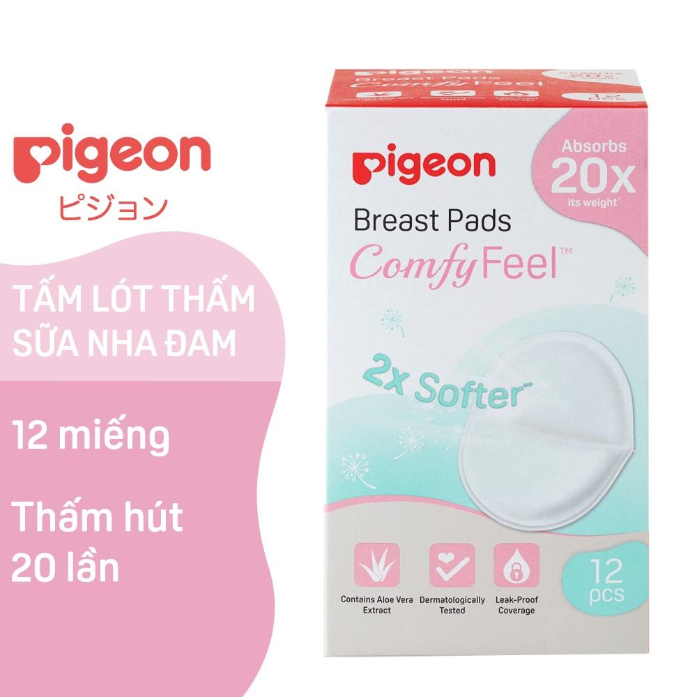 [MUA LÀ CÓ QUÀ] Tấm Lót Thấm Sữa Nha Đam Pigeon 12 miếng/30 miếng/50 miếng