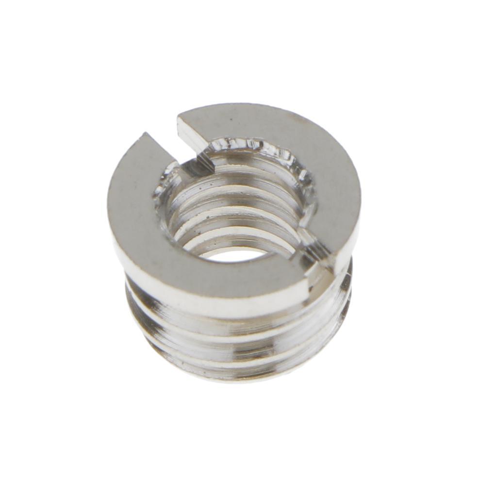 1/4" to 3/8" Convert Screw Adapter FOR Camera Tripod Monopod Silver