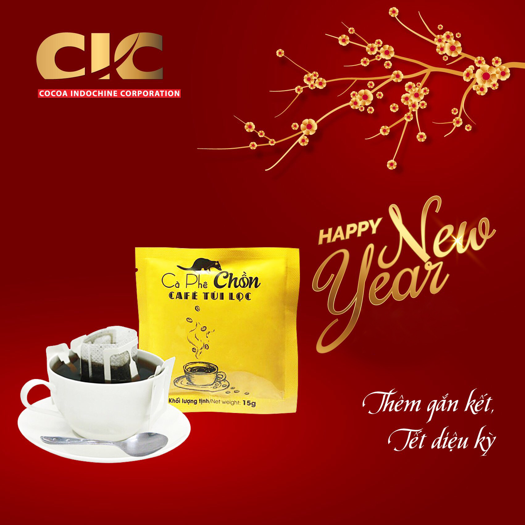 Combo: cà phê chồn phin giấy + bột kem pha cà phê 170g