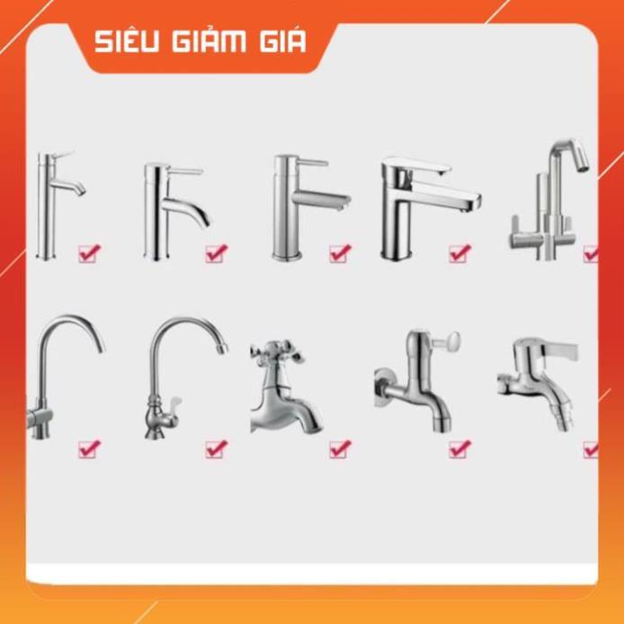 VÒI NƯỚC RỬA BÁT INOX TĂNG ÁP XOAY 360 ĐỘ - Tặng LAU BẾP ĐA NĂNG! 206797
