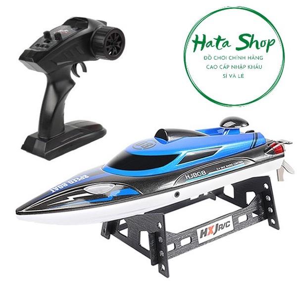 Tàu cano điều khiển từ xa HJ808 tốc độ 25km/h siêu tốc Speedboat 2.4GHZ remote control RC Racing Radio Control