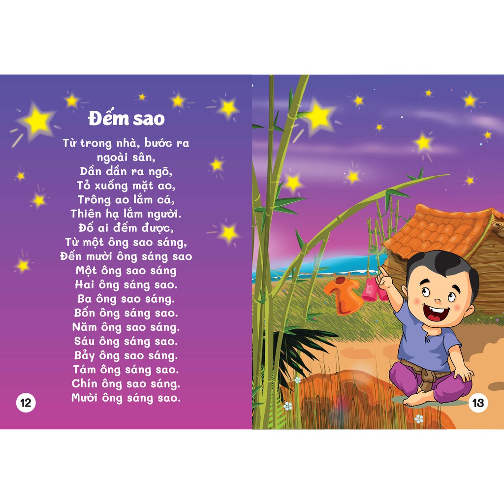 Sách - Đồng dao cho Bé - Thế giới quanh ta và cuộc sống động vật, thực vật quanh bé - Bé Từ 3+ trở lên