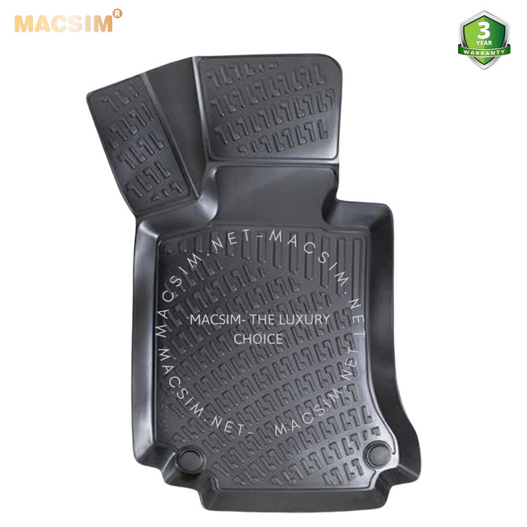 Thảm lót sàn ô tô nhựa TPU Silicon Mercedes C Class W204 2007-2014 Nhãn hiệu Macsim