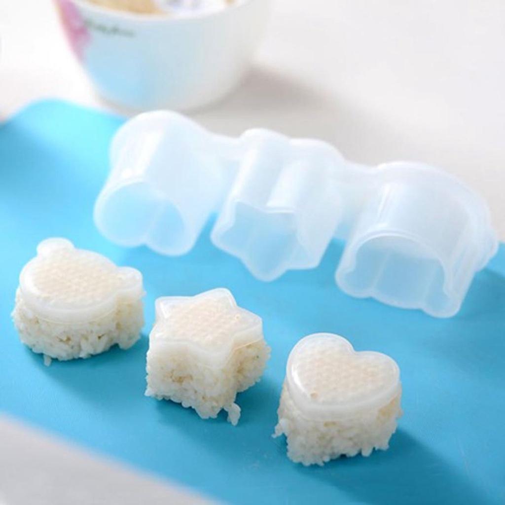 Set 3 khuôn tạo hình đồ ăn dặm cho bé Nhật Bản - Amina