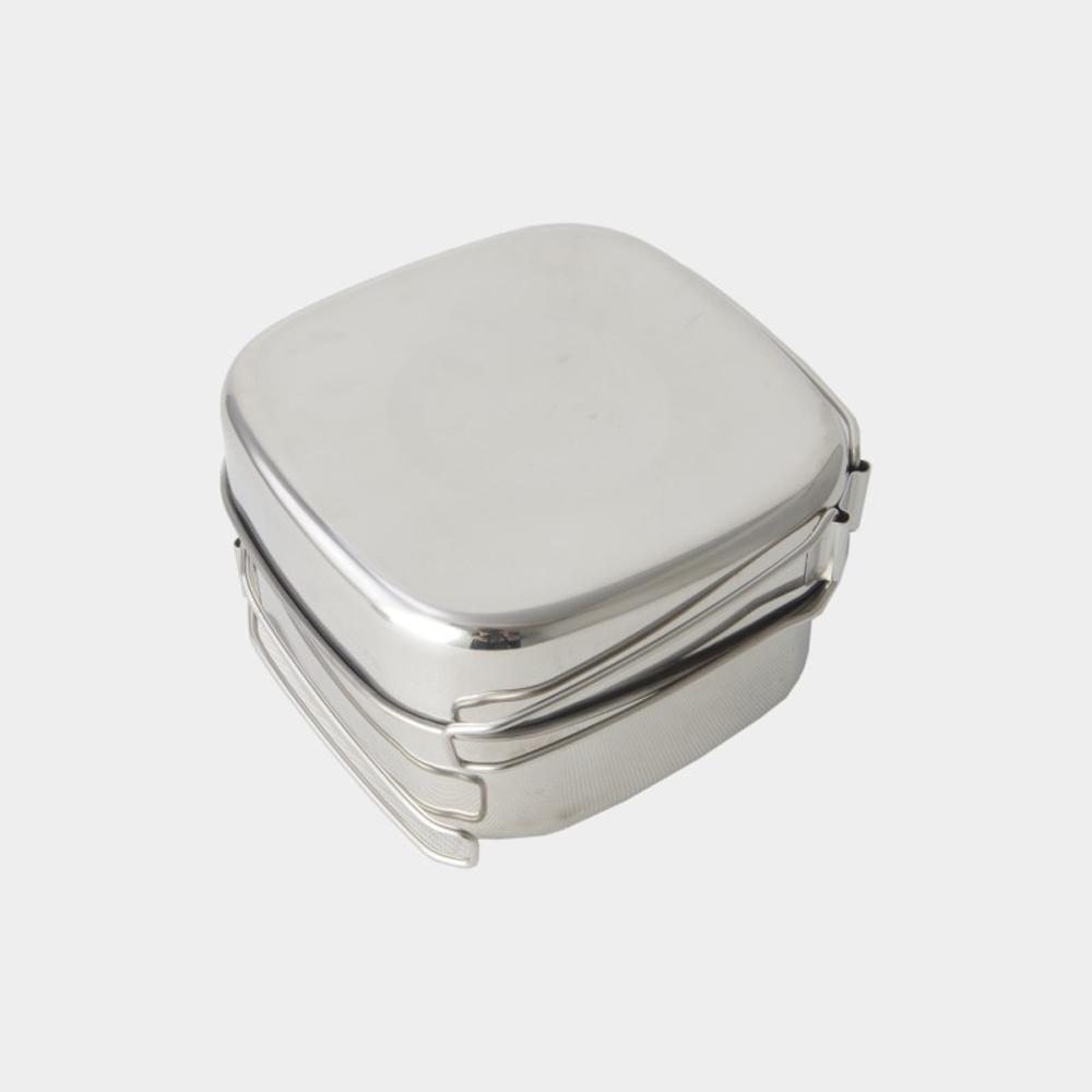 6pcs Camping Cookware Set Outdoor Portable Picnic Cookware Kit Stainless Steel Travel Tableware Cooking Accessory