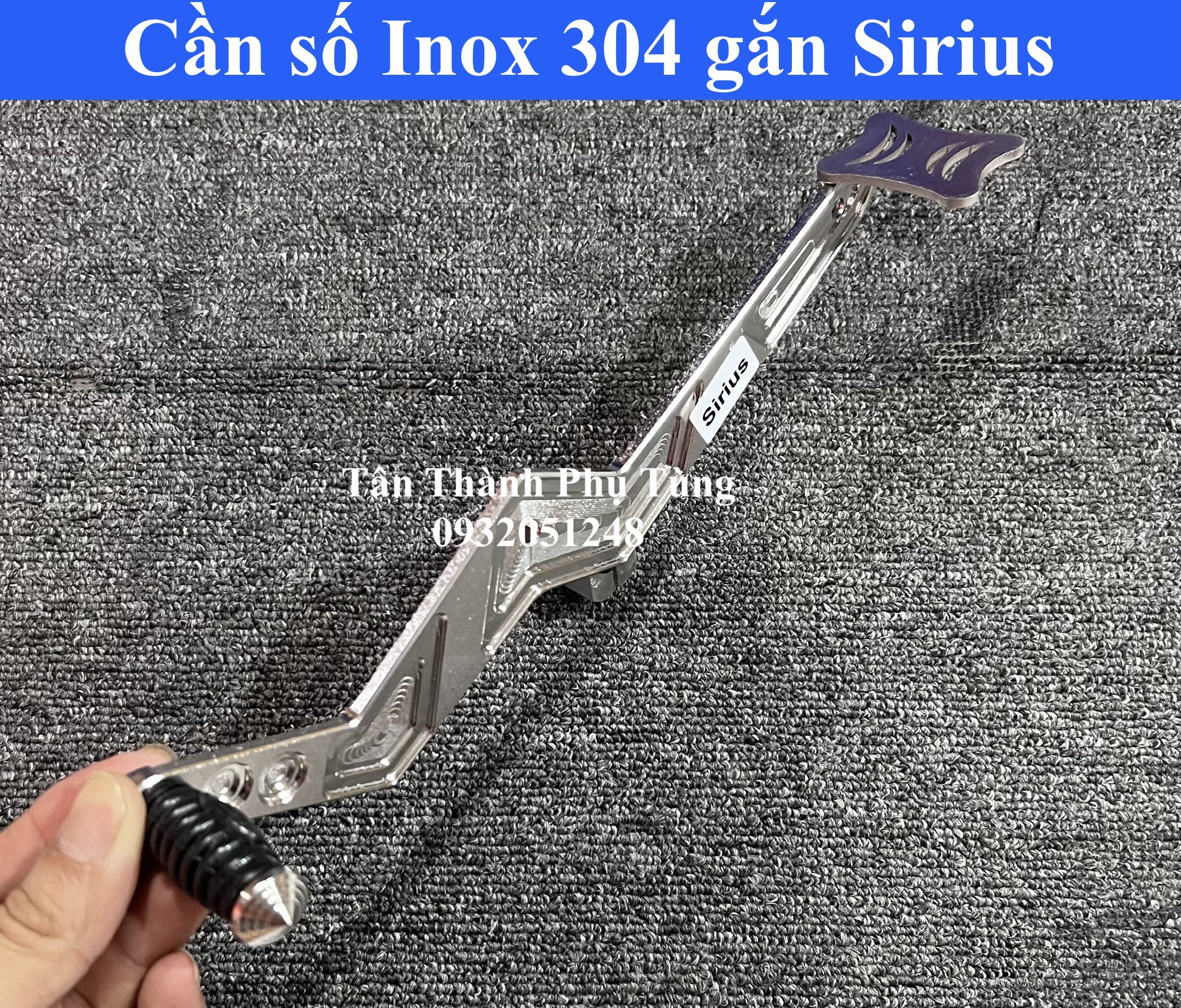 Cần số Inox 304 gắn dành cho Sirius