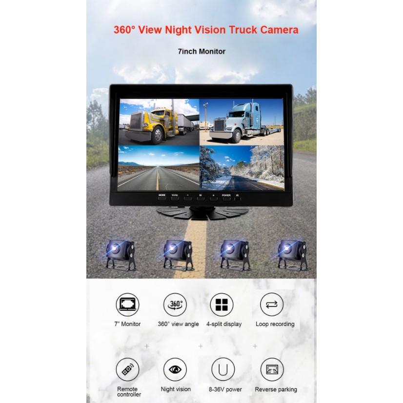 CAMERA hành trình 360 độ TR05 Màn hình IPS 1.3'', hình ảnh HD 1080P