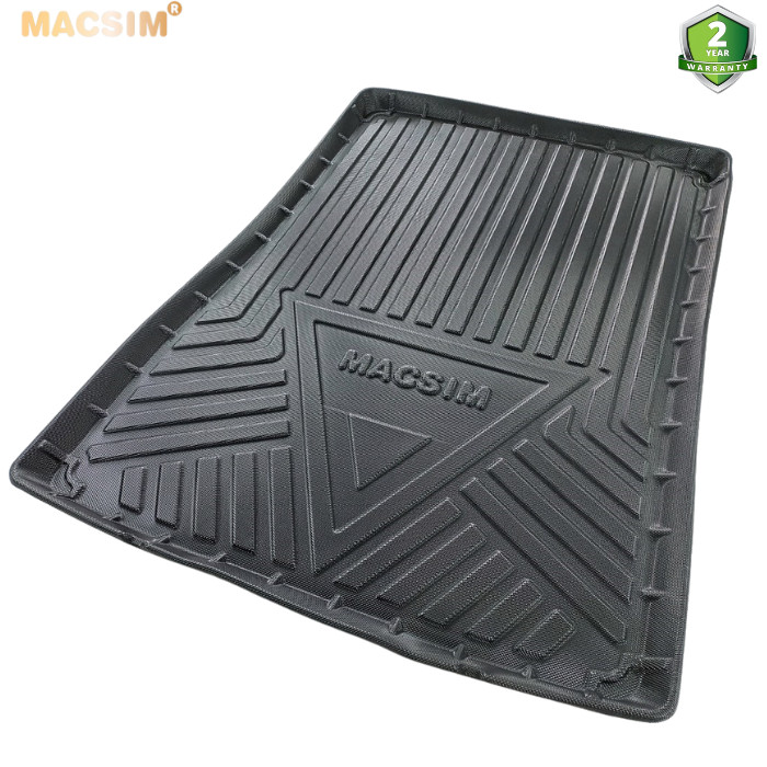 Thảm lót cốp xe ô tô qd BMW 7 Series 2016-2021 nhãn hiệu Macsim chất liệu TPV cao cấp màu đen