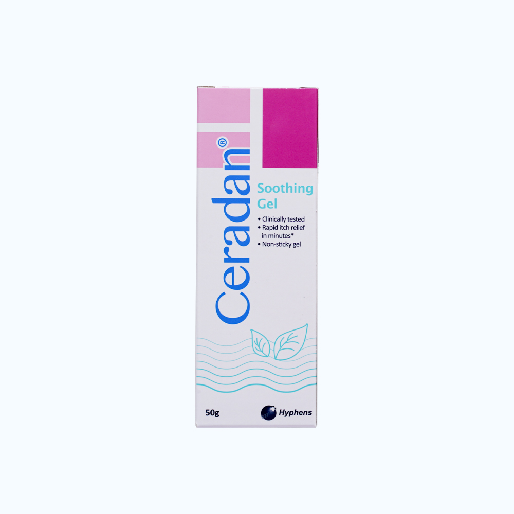 Ceradan Gel Soothing Làm dịu da dành cho da ngứa và mẫn đỏ 50g/Túyp