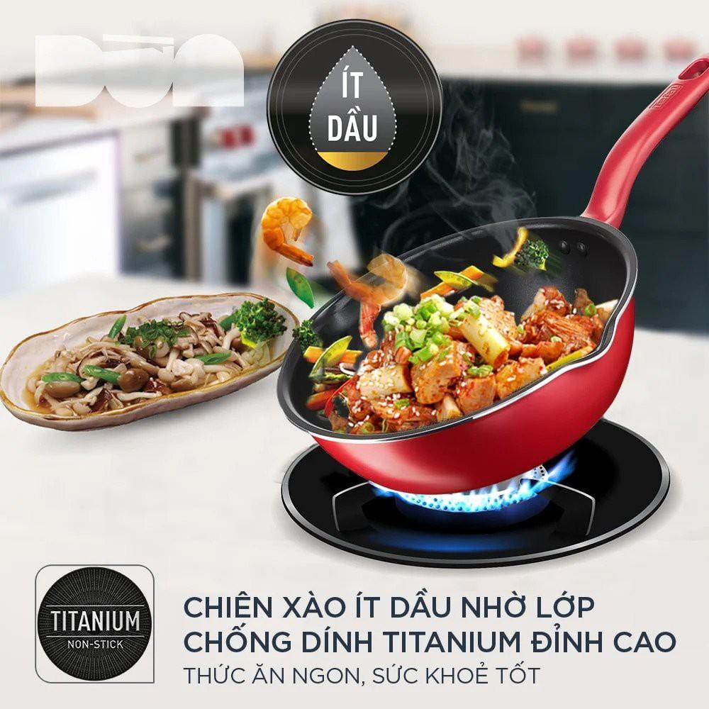 Chảo chiên lòng sâu chống dính Tefal dùng cho bếp từ - Tefal So Chef 28cm