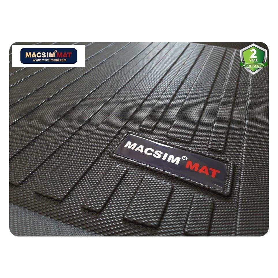Thảm lót cốp xe ô tô MAZDA CX3 2017+nhãn hiệu Macsim chất liệu TPV  màu đen hàng loại 2