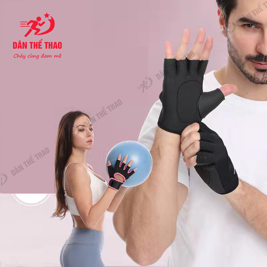 Găng tay tập gym thoáng khí cho nam và nữ - Bao tay tập gym bảo vệ tay, tăng hiệu quả luyện tập