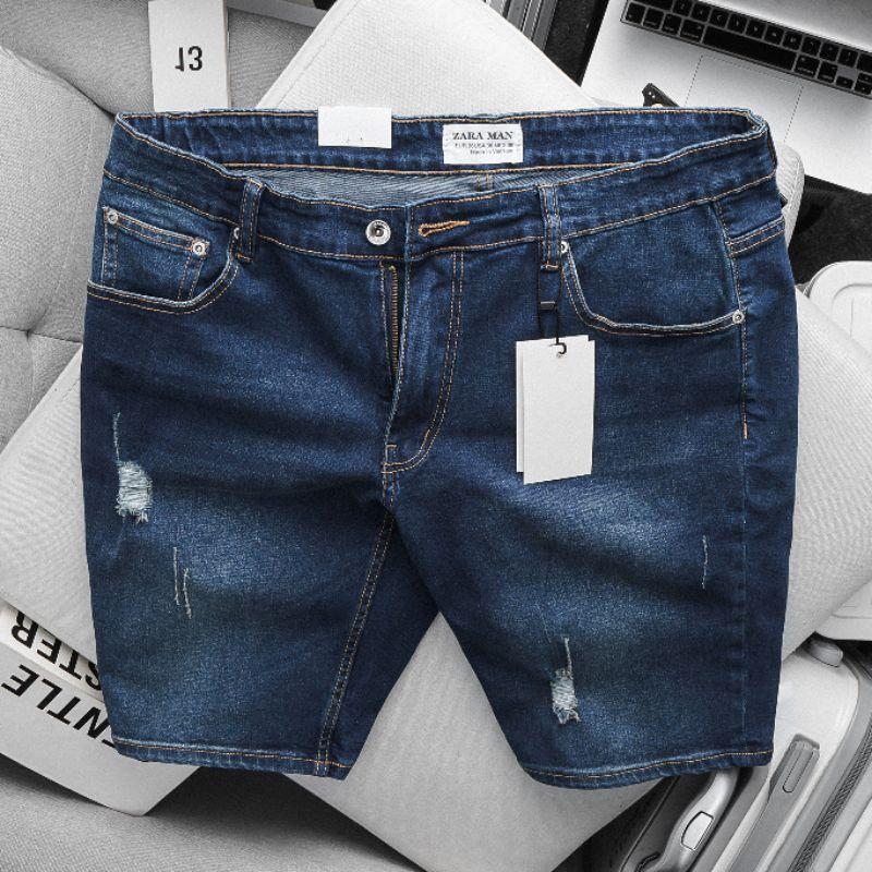 Quần short jean nam xuất xịn 4 màu chất bò đẹp