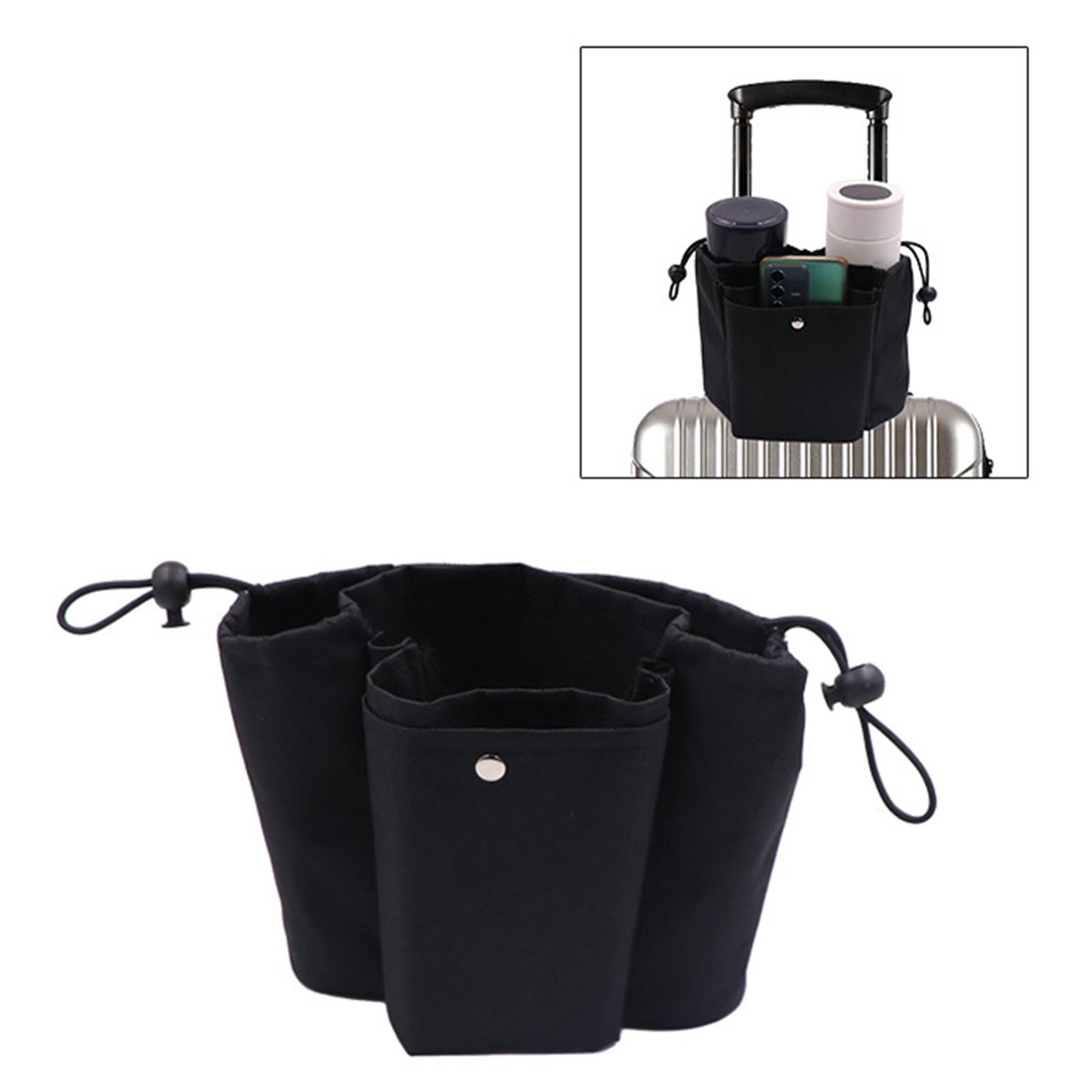 Luggage Travel Cup Holder Free Hand Cups Holder Attachment for Bottles Drinks