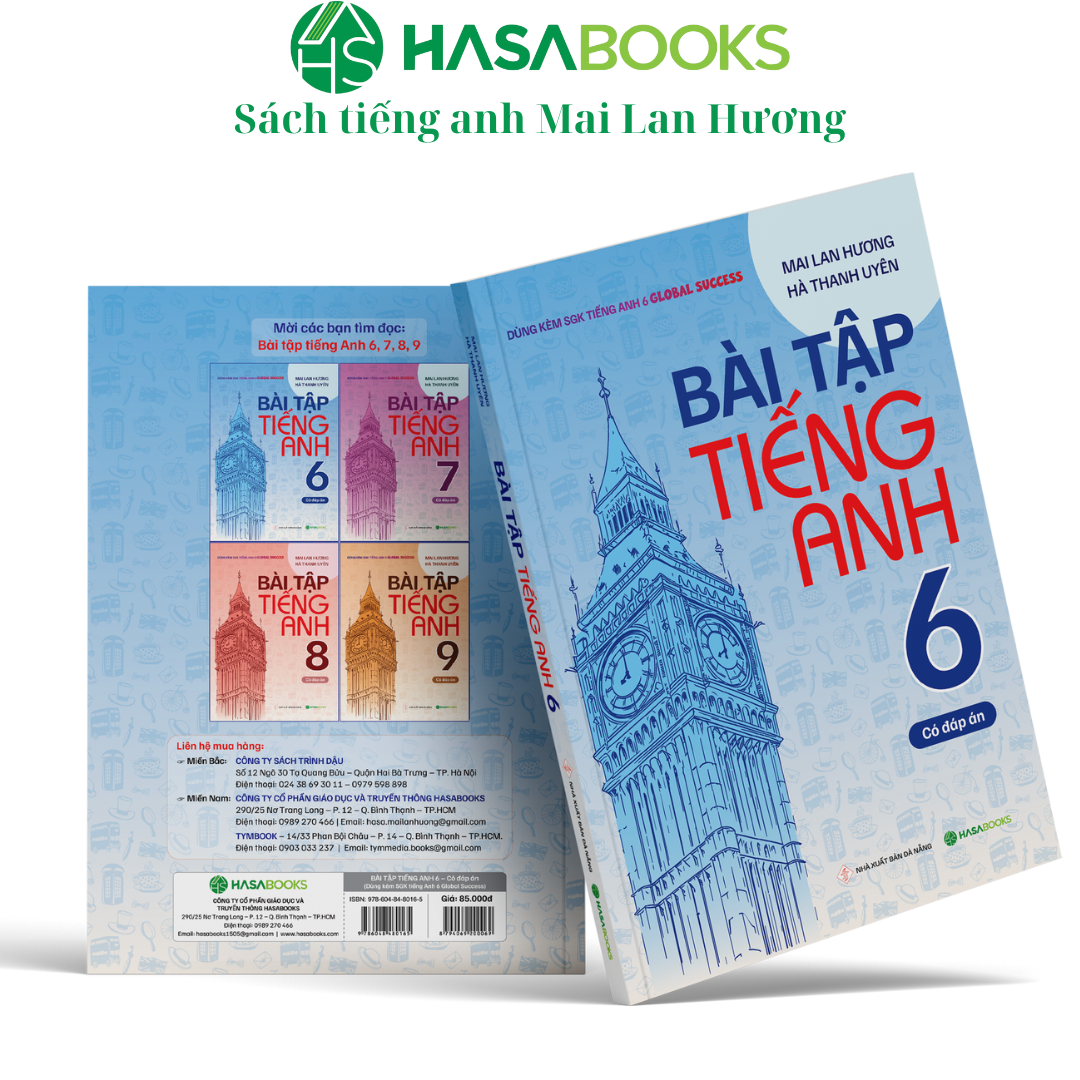 Bài Tập Tiếng Anh 6 Global Success (Có Đáp Án) - Mai Lan Hương