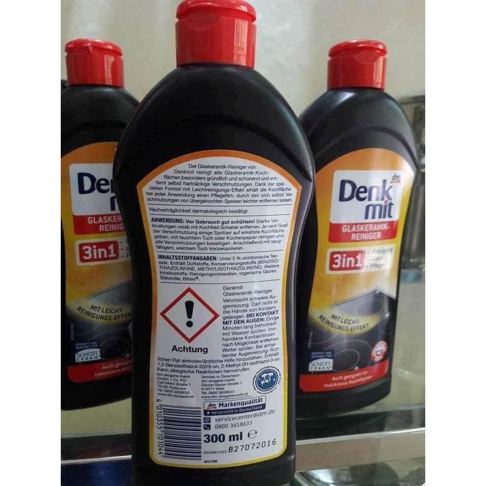 Dung dịch vệ sinh bếp từ 3 in 1 Denkmit