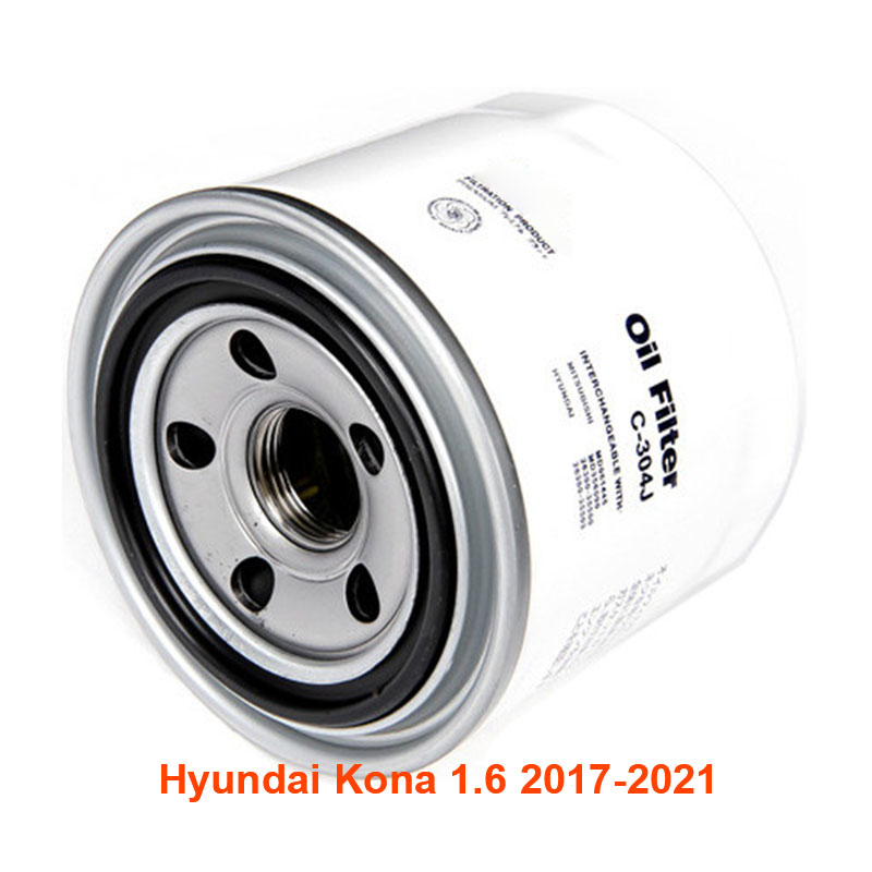 Lọc nhớt cho xe Hyundai Kona 1.6 2017, 2018, 2019, 2020, 2021 26300-35501 mã C304J-14