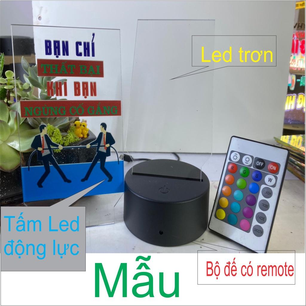 10 - Tranh led động lực để bàn, trang trí bạn làm việc với câu châm ngôn hay - Dled-10