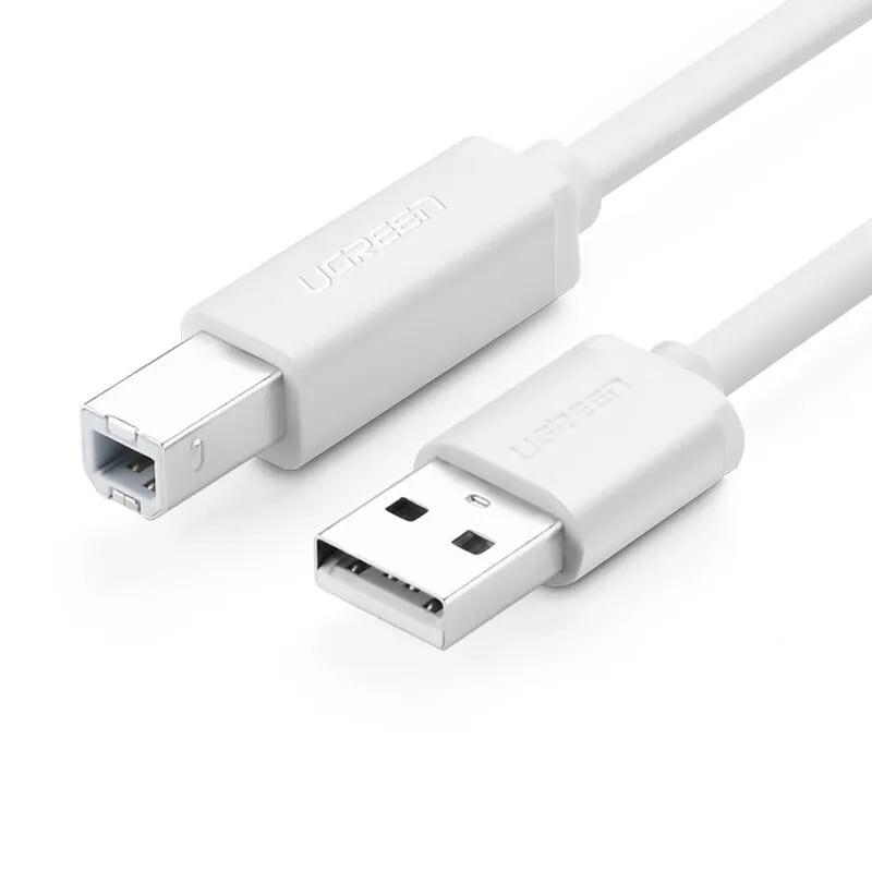 Ugreen UG10482US104TK 5M màu Trắng Cáp USB 2.0 sang USB B máy in - HÀNG CHÍNH HÃNG