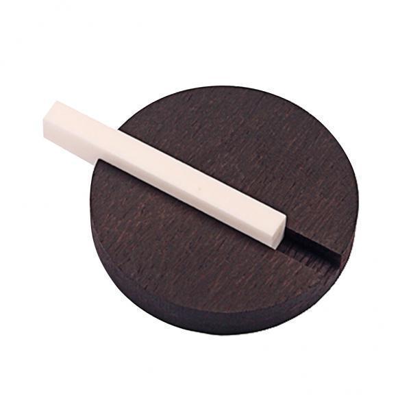 2- Rosewood Bridge&Bone Saddle for 3 String Box Guitar Ukulele