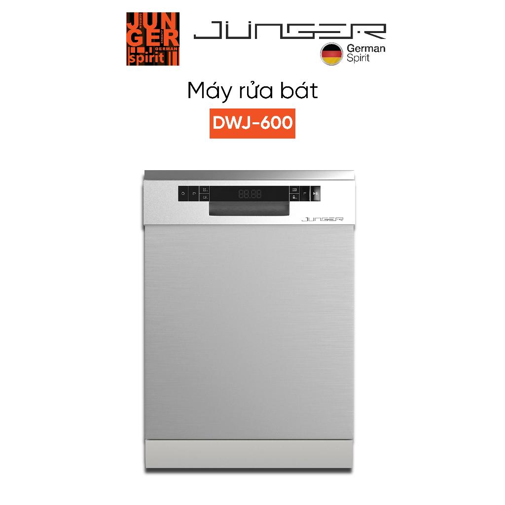Máy rửa bát Junger DWJ-600 Dung tích 14 bộ Phím cảm ứng Hàng Chính Hãng Bảo Hành 24 Tháng
