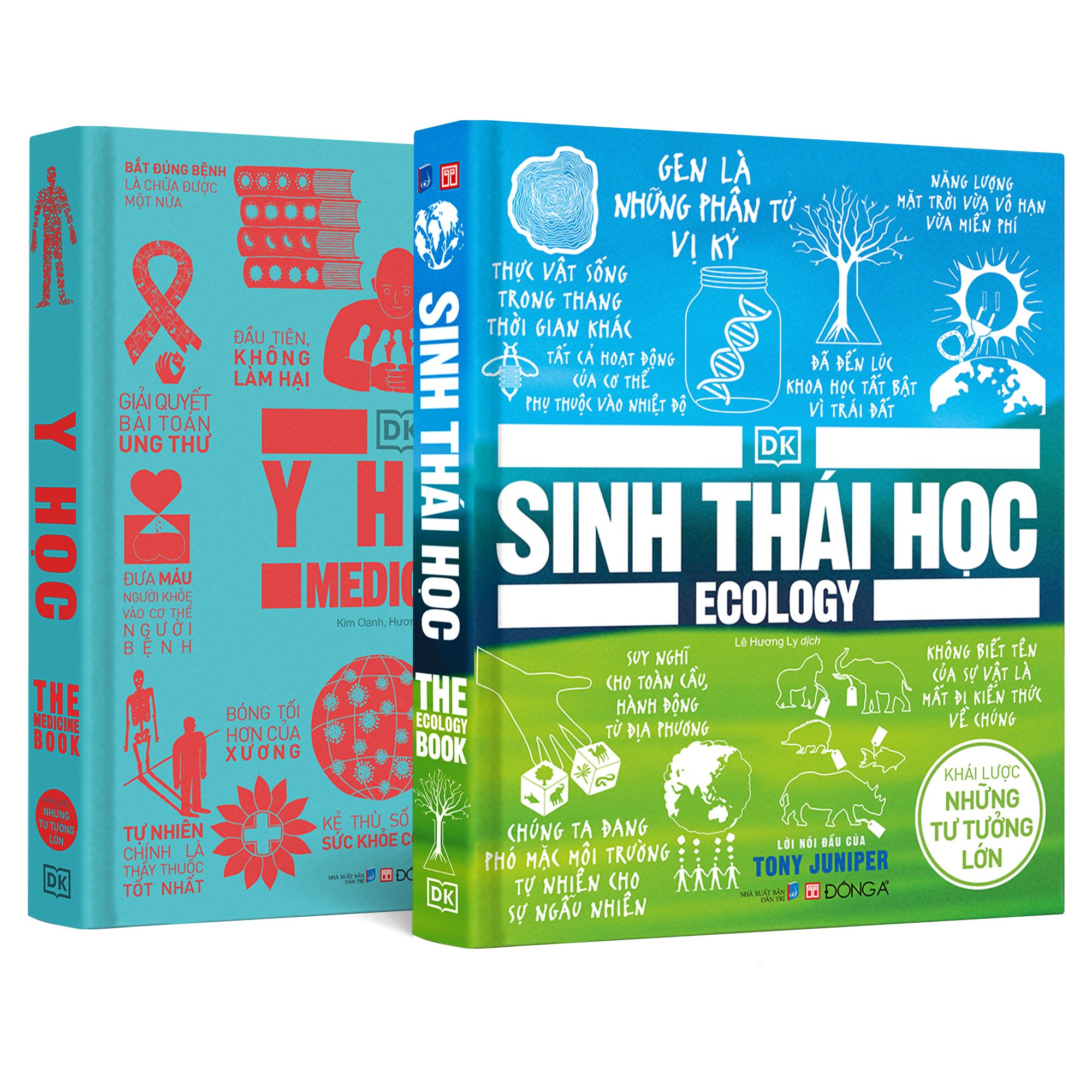 Combo 2 cuốn Khái lược Sinh thái học - Khái lược những tư tưởng lớn và các lĩnh vực khác - Sinh thái &amp; Y Học