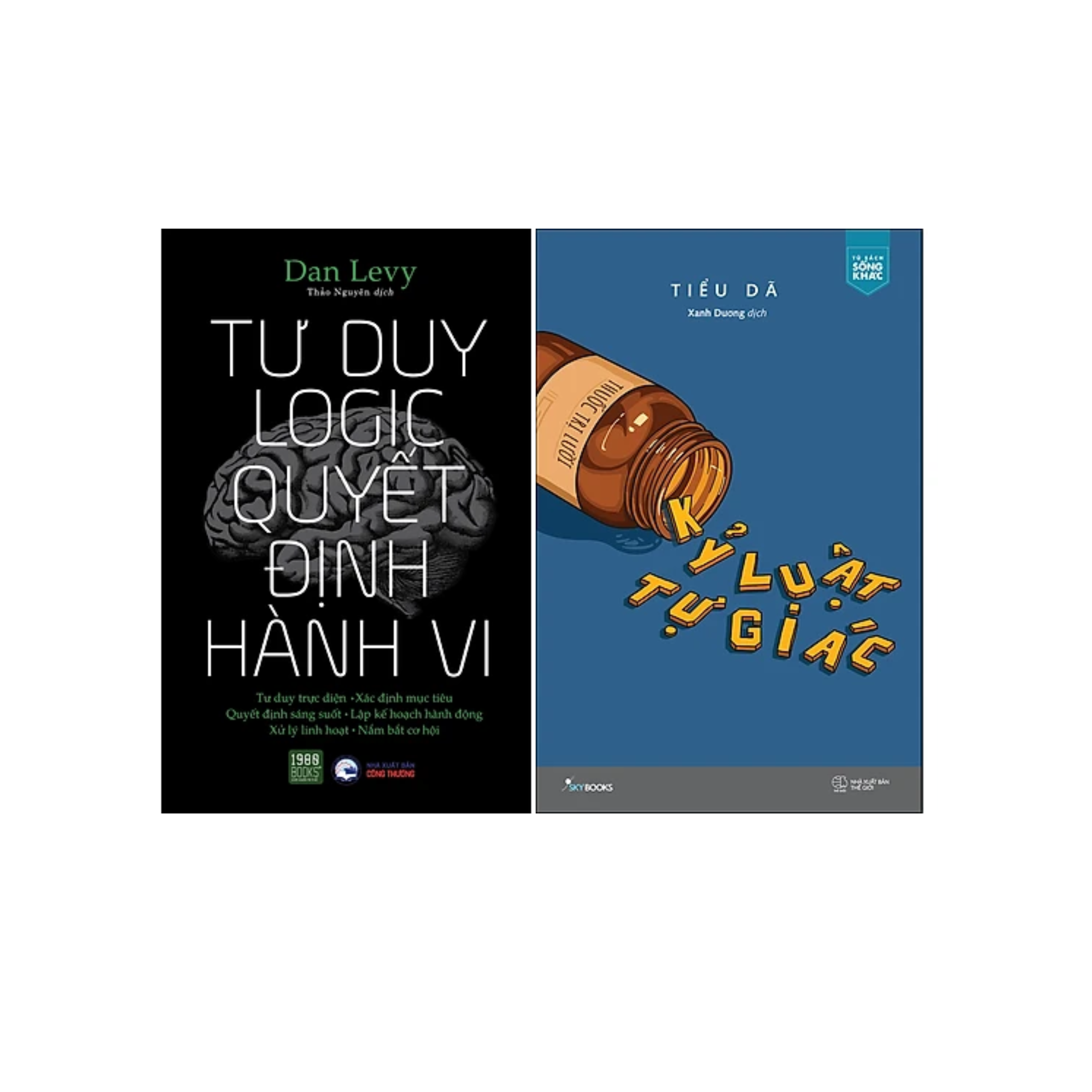 Combo 2Q Sách Tư Duy - Kĩ Năng Sống : Tư Duy Logic Quyết Định Hành Vi + Kỷ Luật Tự Giác