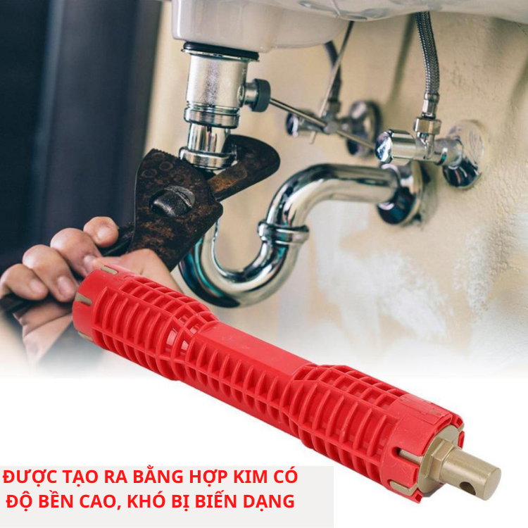 Cờ lê chuyên dụng tháo lắp ống nước bồn rửa mặt đa chức năng cực tiện dụng