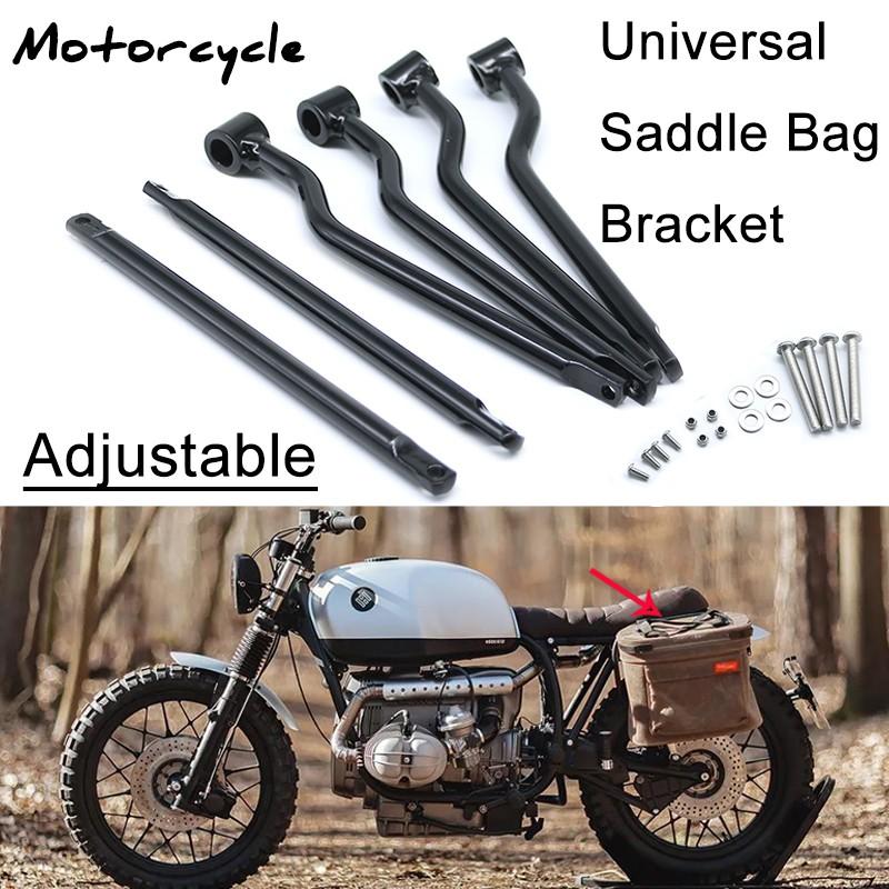 Bộ khung kẹp túi gắn yên xe mô tô Honda Harley Yamaha