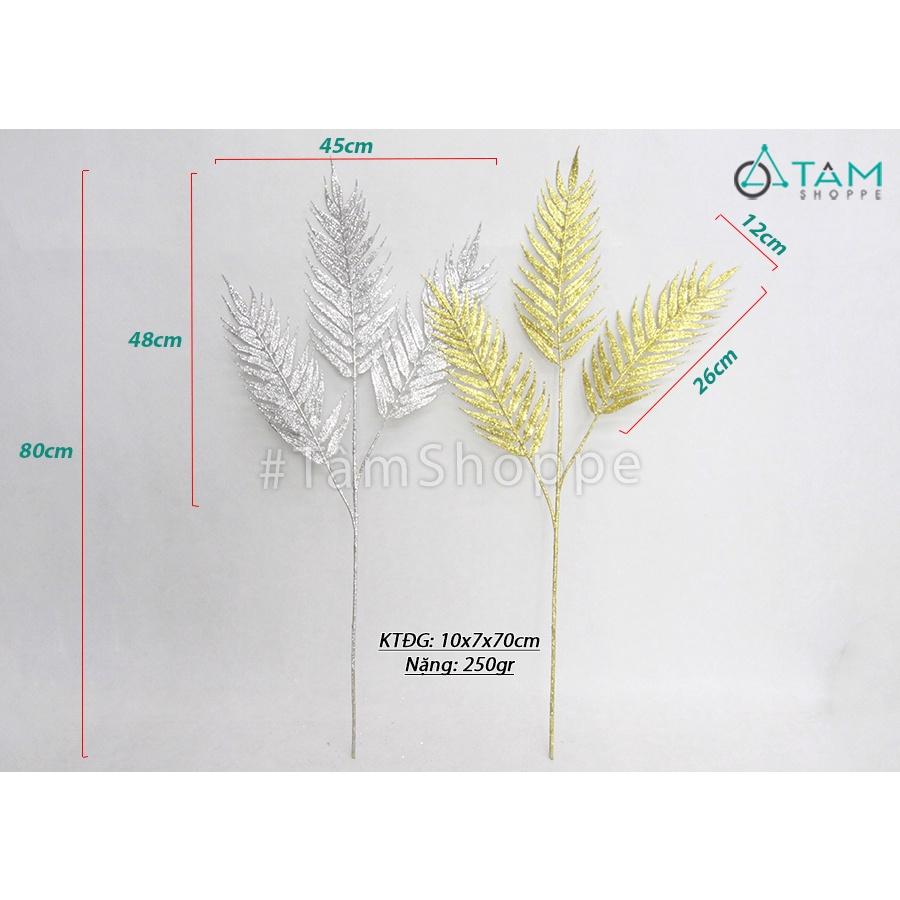 Cành lá dương xỉ vạn tuế giả phủ kim tuyến CHG-115