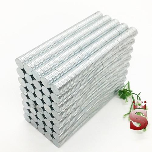 Nam châm vĩnh cửu kích thước 12x1.8mm mạ kẽm hàng loại 1 giá ưu đãi