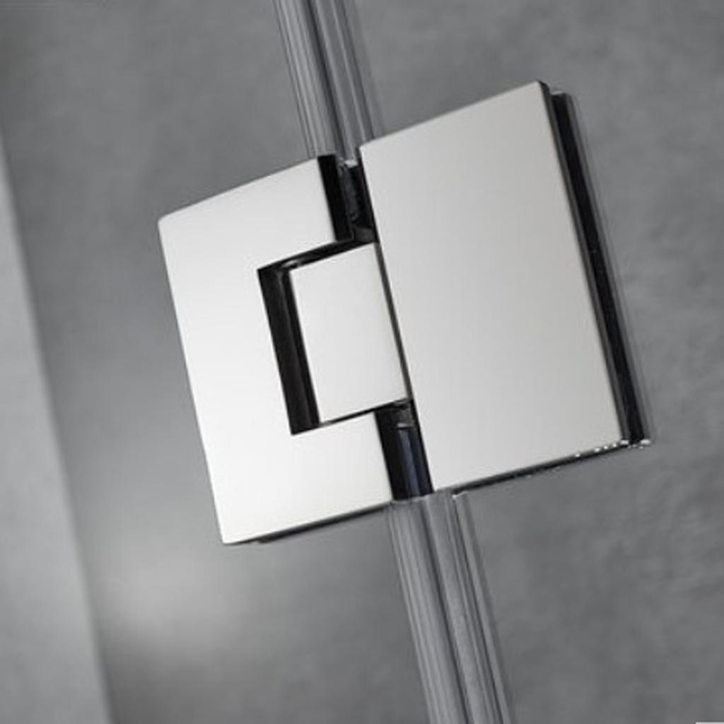 180 Degree Adjustable Glass Shower Hinges Tempered Glass Clamp Connector Shower Doors Hinges