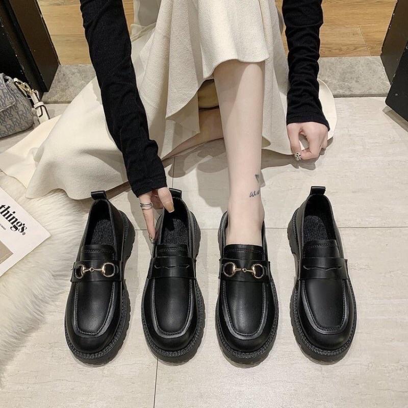 Giày nữ thời trang hàng đẹp màu đen 2021