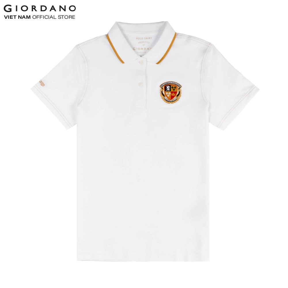 Áo Thun Có Cổ Nữ Union Jack Polo Giordano 05310322