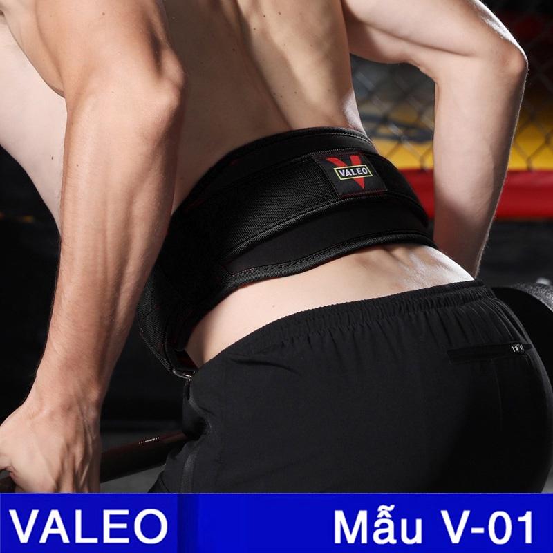 Đai Lưng Mềm Valeo hỗ trợ tập Gym, Gánh tạ, Deadlift - bản 12.5cm