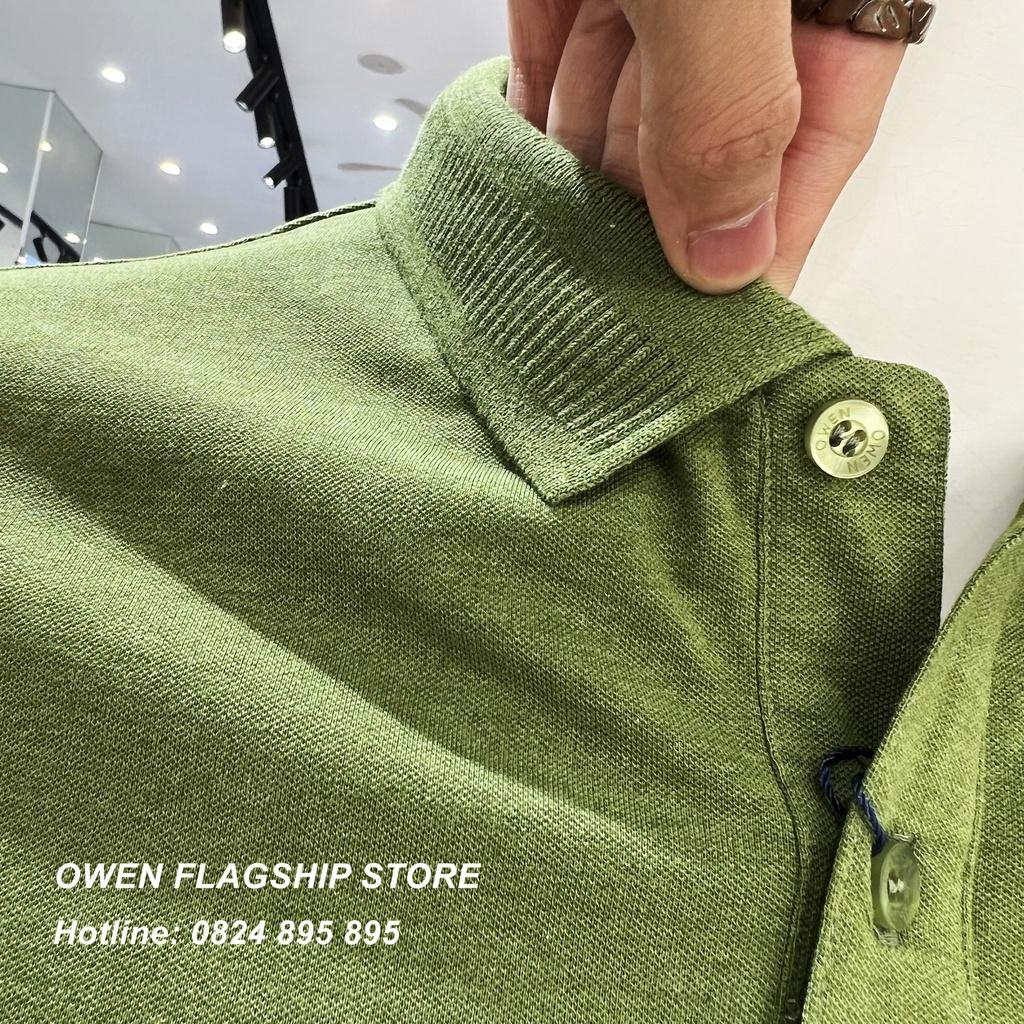 Áo Polo nam Owen chất Cotton thấm hút mồ hôi thoáng mát Mã APV231370