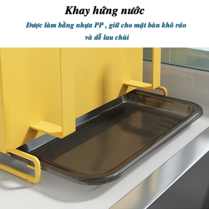 Bộ Kệ Đỡ Dao Bếp Thớt Eckbert SUS304 Cao Cấp - Home and Garden