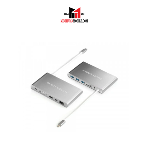 Hub chuyển đổi HyperDrive 11 in 1 Type-C Ultimate GN30 Hàng Chính Hãng