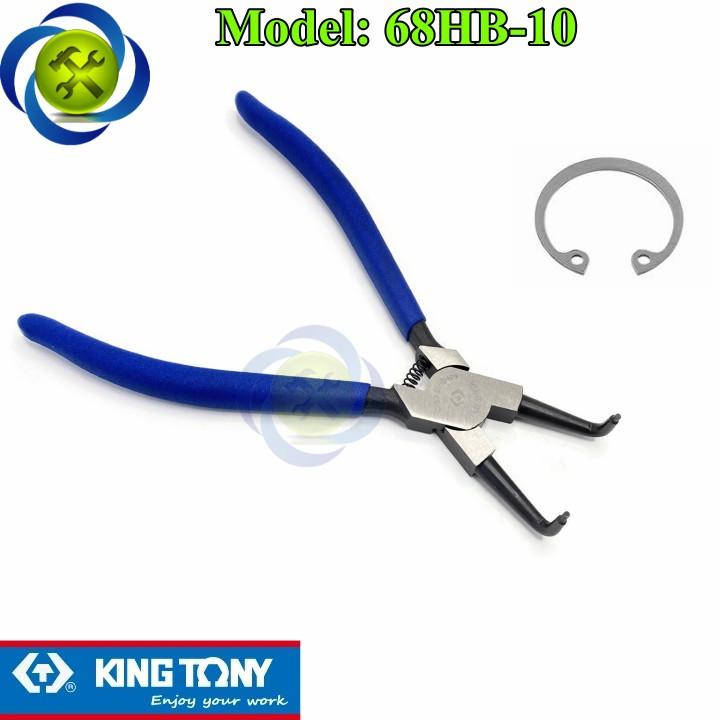 Kìm mở phe trong Kingtony 68HB-10 loại cong dài 250mm mũi 2.3mm